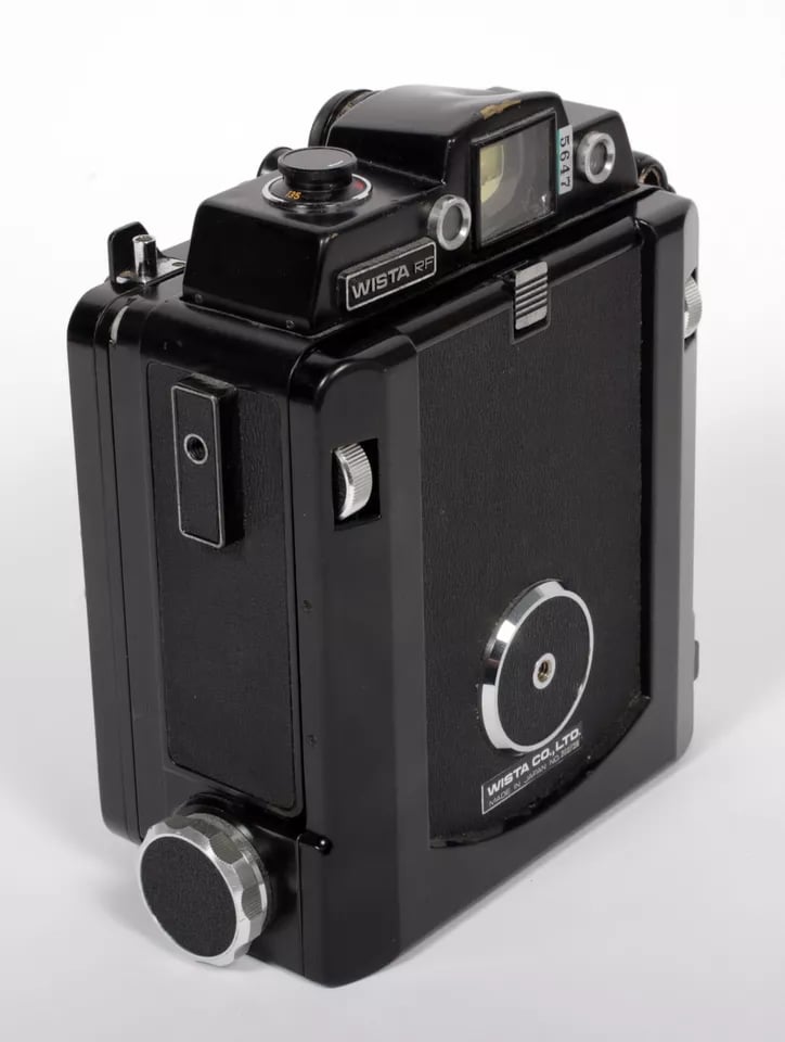 Wista 45RF 4X5 Field camera with 135mm + 215mm Lenses +